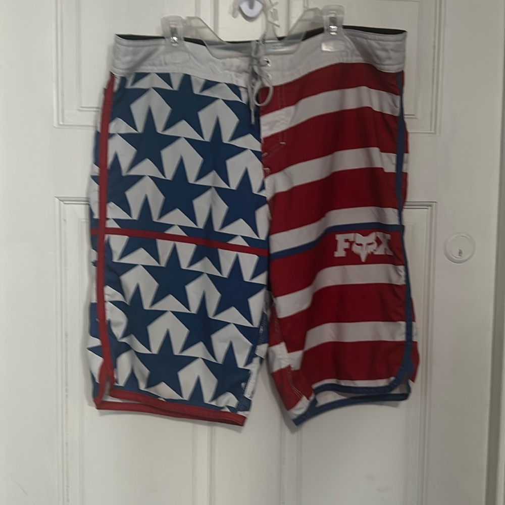 FOX CITIZEN BOARDSHORT 21" BLUE/RED